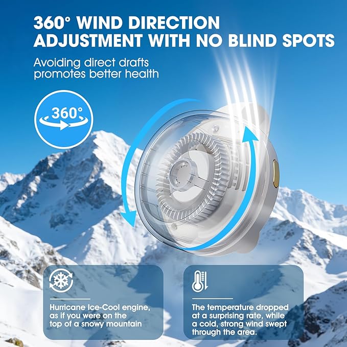 Silent Mini Bladeless Fan